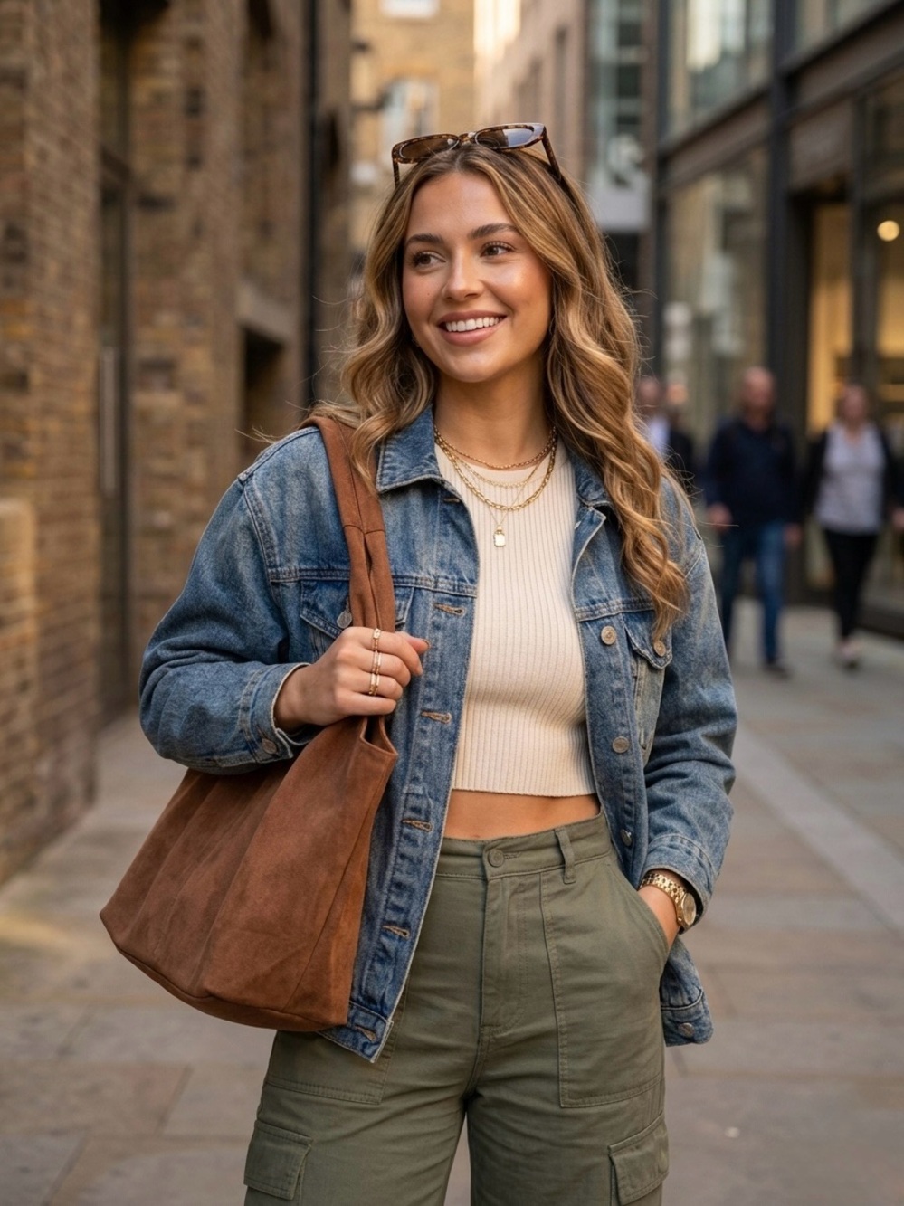 ah.dorned Brown Suede Hobo Bag | Spacious Everyday Shoulder Bag